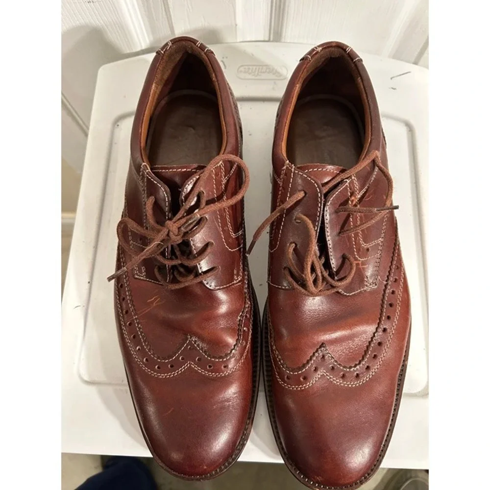 Johnston & Murphy Casual Leather Shoes Men's 11 Brown